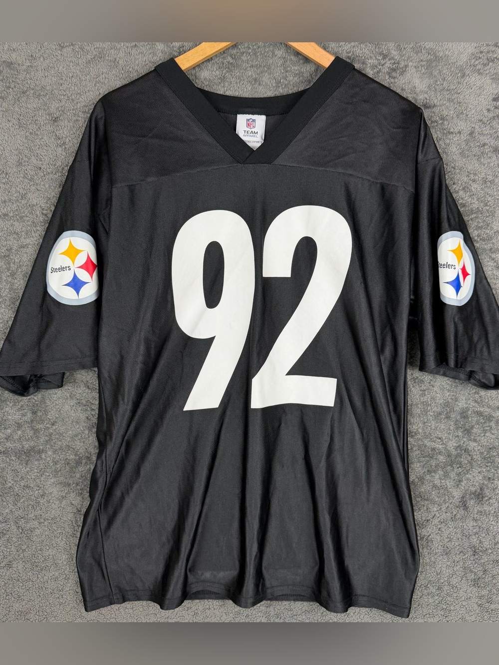NFL Pittsburgh Steelers Jersey James Harrison #92 Men’s Medium
